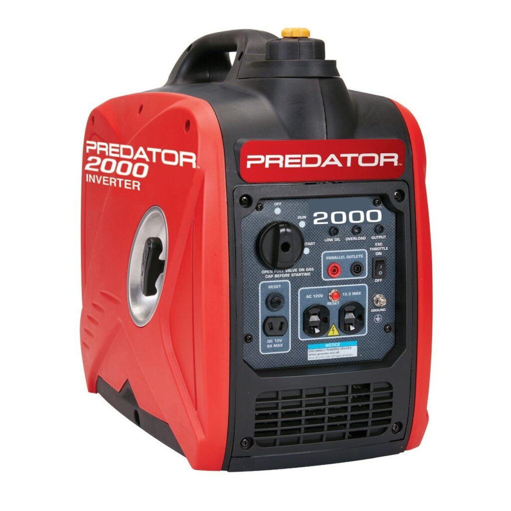Predator 2000 Peak /1600 Watts, 2.8HP Portable Inverter Generator CARB & EPA III