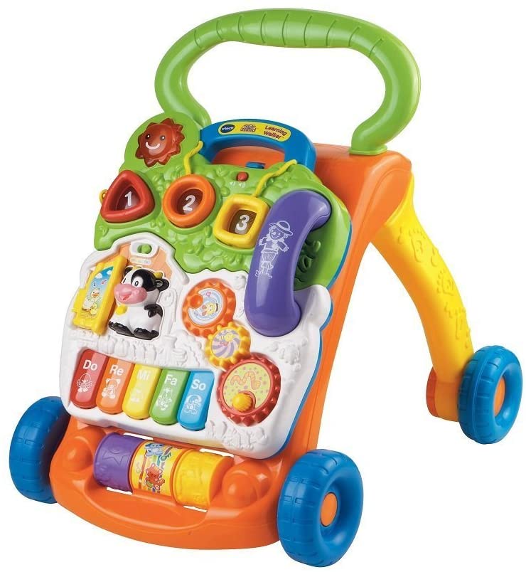 VTech Sit-to-stand learning walker.