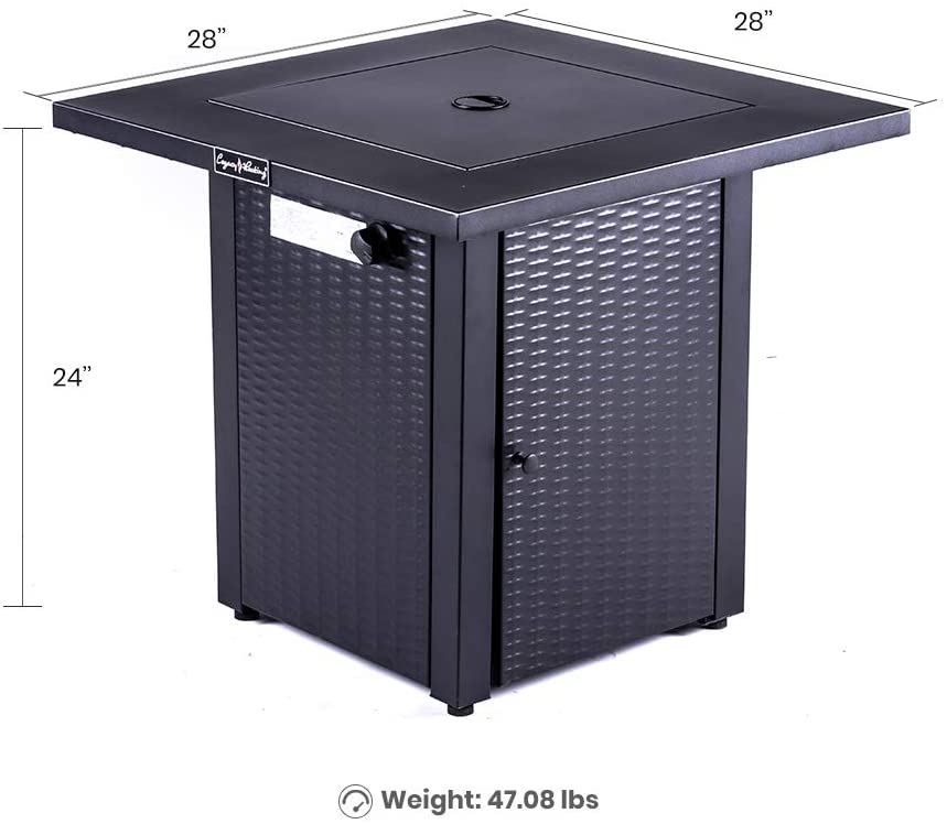 Legacy Heating 28-inch Firepit Table