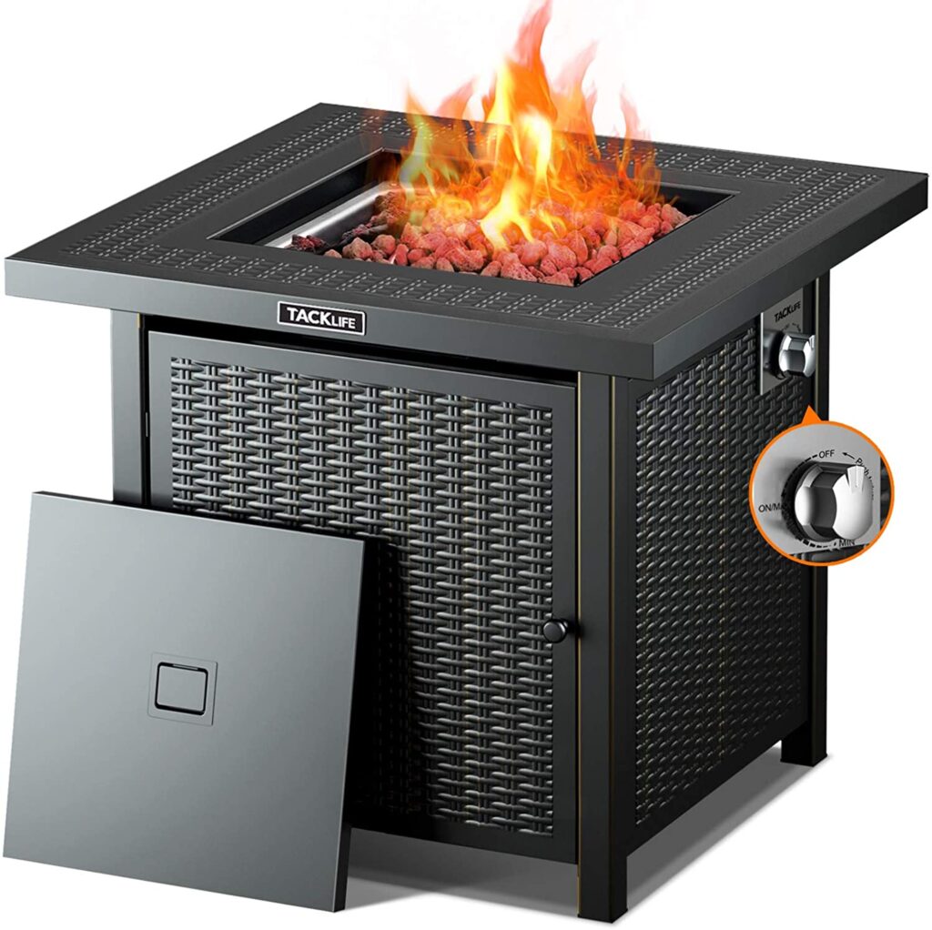 TACKLIFE 50000 BTU Firepit Table