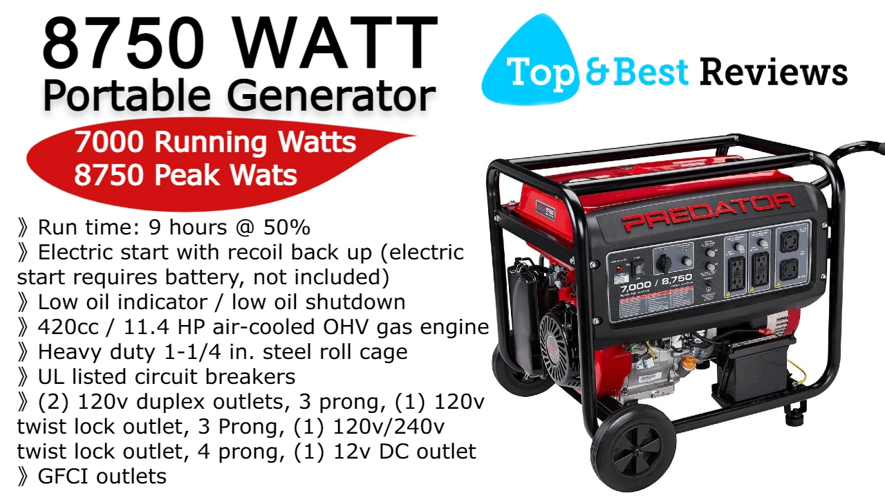 Predator 8750 Generator Review Read Before You Buy it.