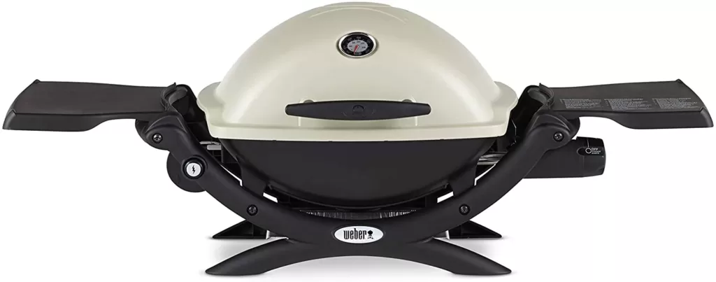 Weber 51060001 Q1200 Liquid Propane Grill, Titanium