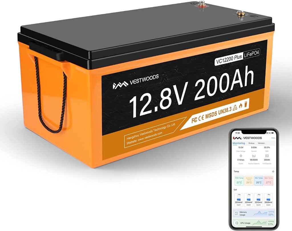 FOIIOE VESTWOODS 12V 200Ah LiFePO4